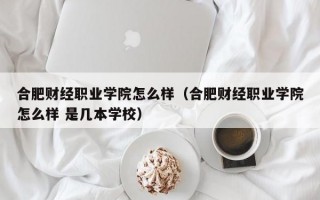 合肥财经职业学院怎么样（合肥财经职业学院怎么样 是几本学校）