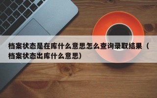 档案状态是在库什么意思怎么查询录取结果（档案状态出库什么意思）