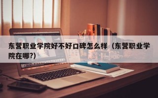 东营职业学院好不好口碑怎么样（东营职业学院在哪?）