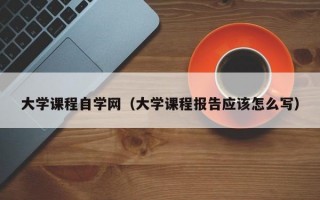 大学课程自学网（大学课程报告应该怎么写）