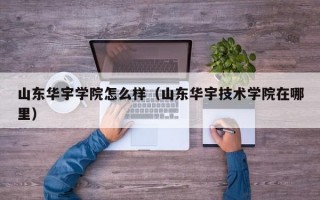 山东华宇学院怎么样（山东华宇技术学院在哪里）