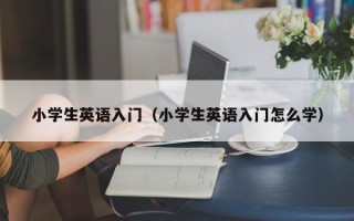 小学生英语入门（小学生英语入门怎么学）