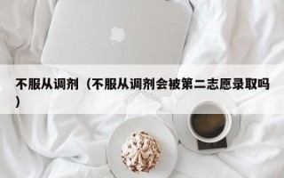 不服从调剂（不服从调剂会被第二志愿录取吗）