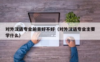 对外汉语专业前景好不好（对外汉语专业主要学什么）