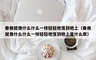 春雨就像什么什么一样轻轻地落到地上（春雨就像什么什么一样轻轻地落到地上是什么歌）