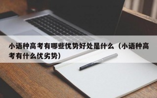 小语种高考有哪些优势好处是什么（小语种高考有什么优劣势）