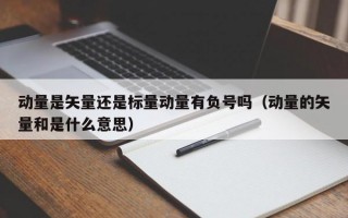 动量是矢量还是标量动量有负号吗（动量的矢量和是什么意思）