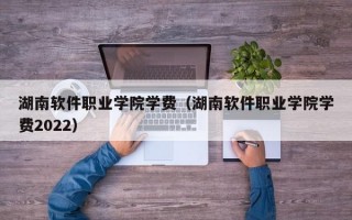 湖南软件职业学院学费（湖南软件职业学院学费2022）