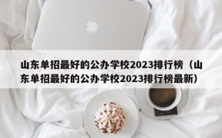 山东单招最好的公办学校2023排行榜（山东单招最好的公办学校2023排行榜最新）