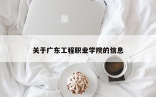 关于广东工程职业学院的信息