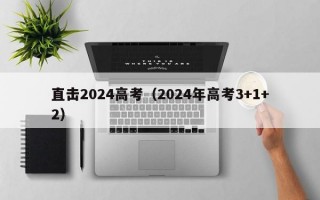 直击2024高考（2024年高考3+1+2）