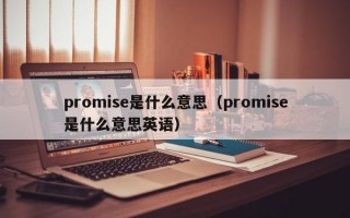 promise是什么意思（promise是什么意思英语）