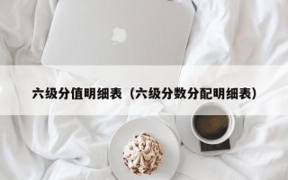 六级分值明细表（六级分数分配明细表）