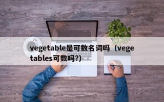 vegetable是可数名词吗（vegetables可数吗?）