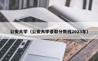 公安大学（公安大学录取分数线2023年）