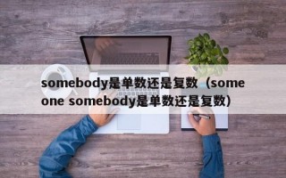 somebody是单数还是复数（someone somebody是单数还是复数）