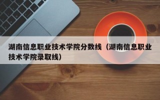 湖南信息职业技术学院分数线（湖南信息职业技术学院录取线）