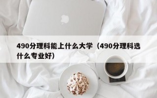 490分理科能上什么大学（490分理科选什么专业好）