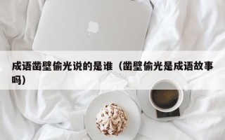 成语凿壁偷光说的是谁（凿壁偷光是成语故事吗）