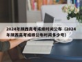 2024年陕西高考成绩时间公布（2024年陕西高考成绩公布时间多少号）