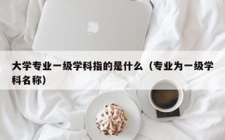 大学专业一级学科指的是什么（专业为一级学科名称）