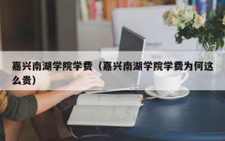 嘉兴南湖学院学费（嘉兴南湖学院学费为何这么贵）