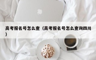 高考报名号怎么查（高考报名号怎么查询四川）