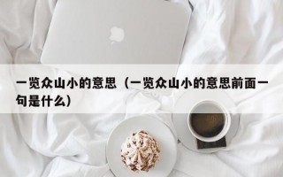 一览众山小的意思（一览众山小的意思前面一句是什么）