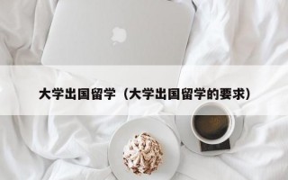 大学出国留学（大学出国留学的要求）