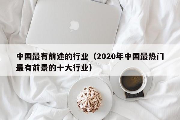 中国最有前途的行业（2020年中国最热门最有前景的十大行业）-第1张图片