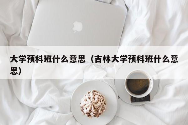 大学预科班什么意思（吉林大学预科班什么意思）-第1张图片