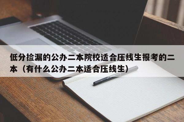 低分捡漏的公办二本院校适合压线生报考的二本（有什么公办二本适合压线生）-第1张图片