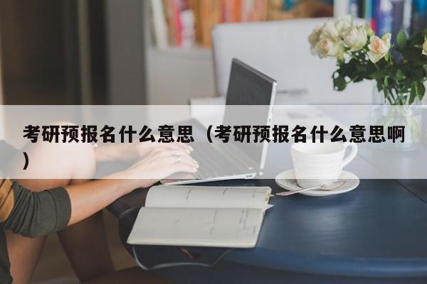 考研预报名什么意思（考研预报名什么意思啊）-第1张图片