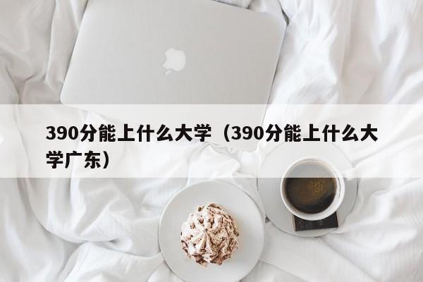 390分能上什么大学（390分能上什么大学广东）-第1张图片