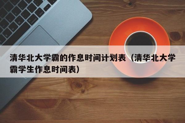 清华北大学霸的作息时间计划表（清华北大学霸学生作息时间表）-第1张图片