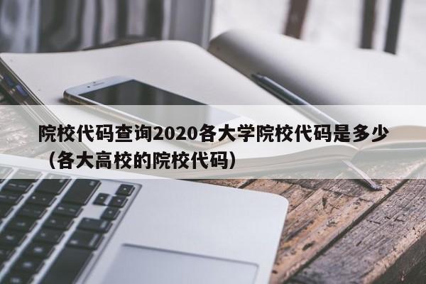 院校代码查询2020各大学院校代码是多少（各大高校的院校代码）-第1张图片