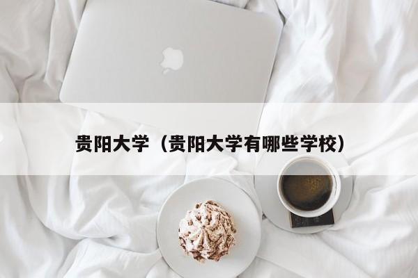 贵阳大学（贵阳大学有哪些学校）-第1张图片