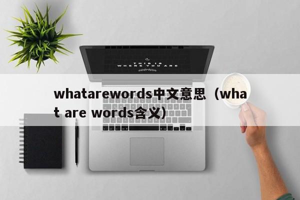 whatarewords中文意思（what are words含义）-第1张图片