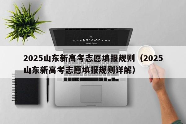 2025山东新高考志愿填报规则（2025山东新高考志愿填报规则详解）-第1张图片