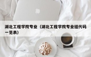 湖北工程学院专业（湖北工程学院专业组代码一览表）