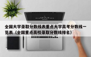 全国大学录取分数线表重点大学高考分数线一览表（全国重点高校录取分数线排名）