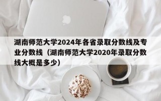 湖南师范大学2024年各省录取分数线及专业分数线（湖南师范大学2020年录取分数线大概是多少）